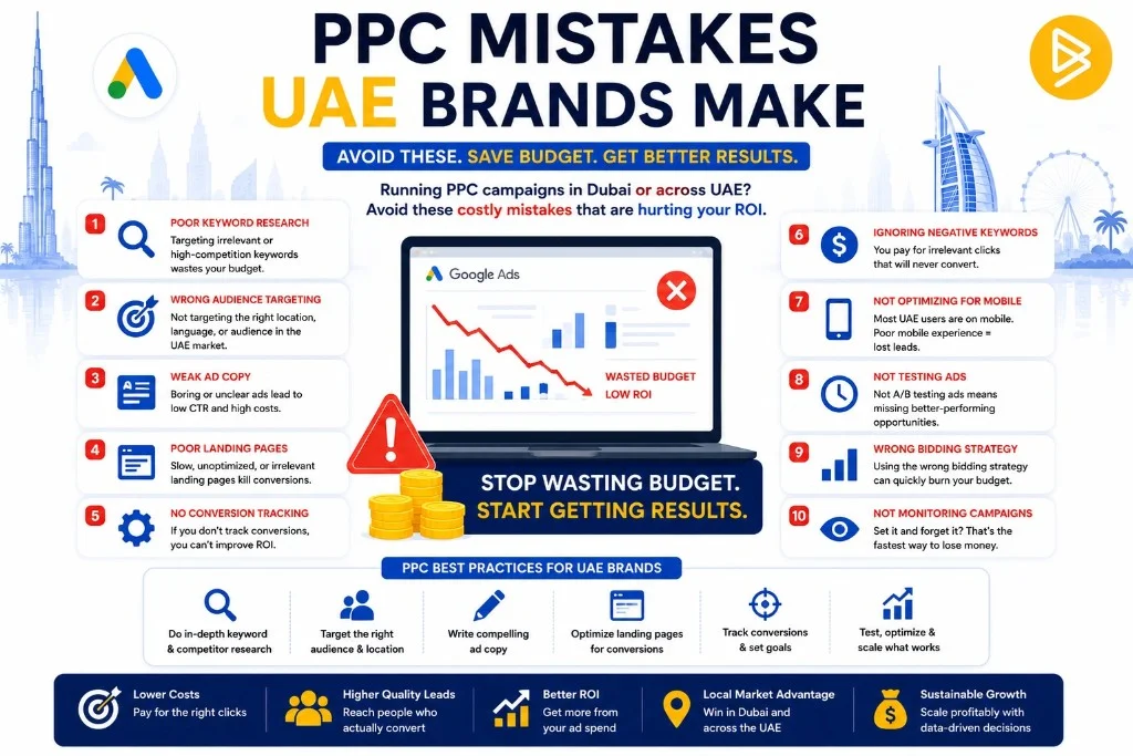 PPC Mistakes UAE Brands Make