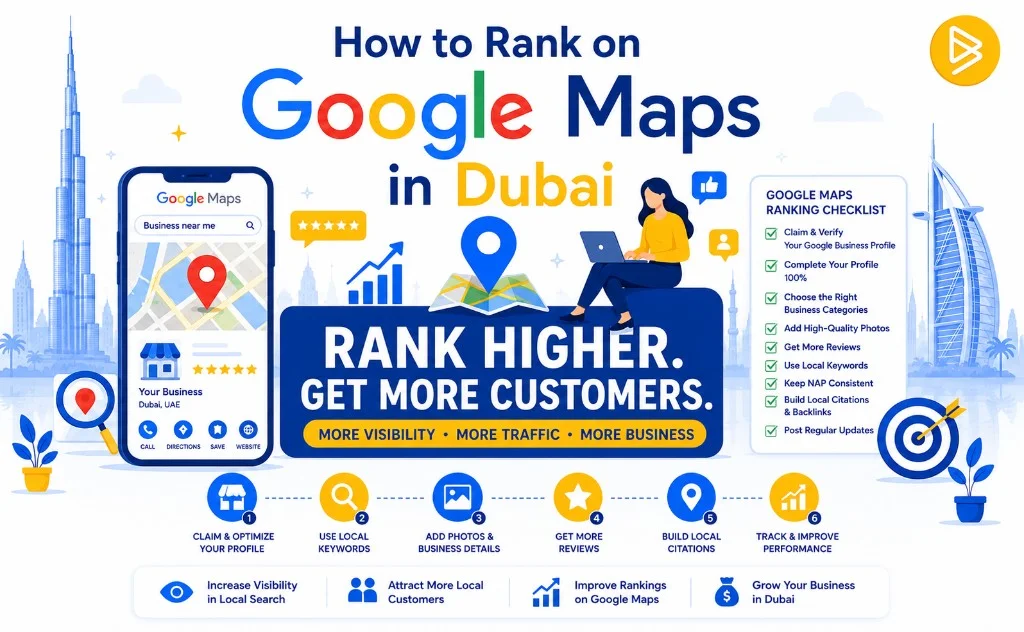 How to Rank on Google Maps in Dubai